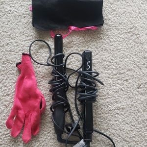 Sultra flat iron and barrel curling iron